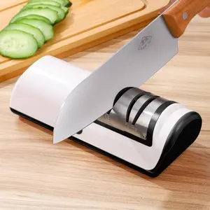 Electric Knife Sharpener, Metal Knife Sharpener, USB rechargeable, Household Knife Sharpener for Kitchen, Kitchen Gadgets, Home Essentials Kitchen Accessories, Kitchenware, Kitchen Items, Sharpening Tool, Gifts for Mums