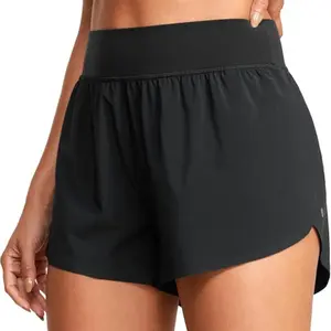 C.R.Z YOGA Dolphin Shorts 3" High Waisted - Trendy Athletic Shorts for Women, Buttery Soft & Lightweight for Gym, Yoga, Pilates - Viral TikTok Comfort!