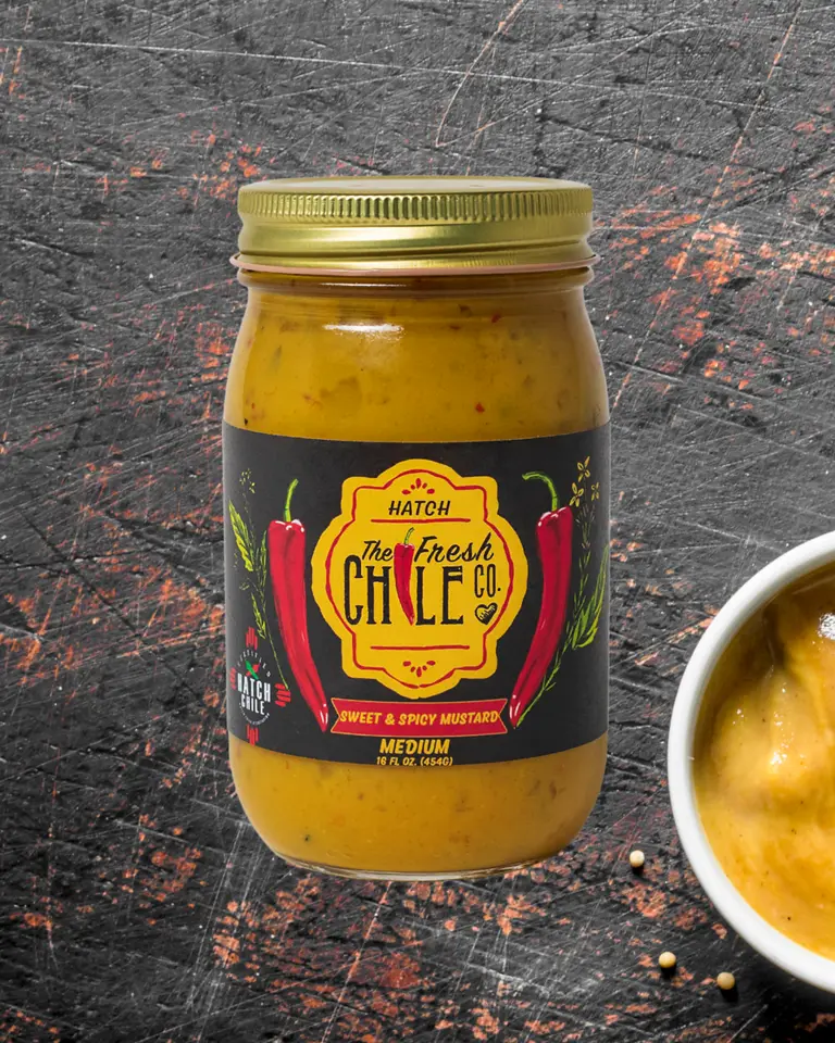 Sweet and Spicy Hatch Chile Mustard