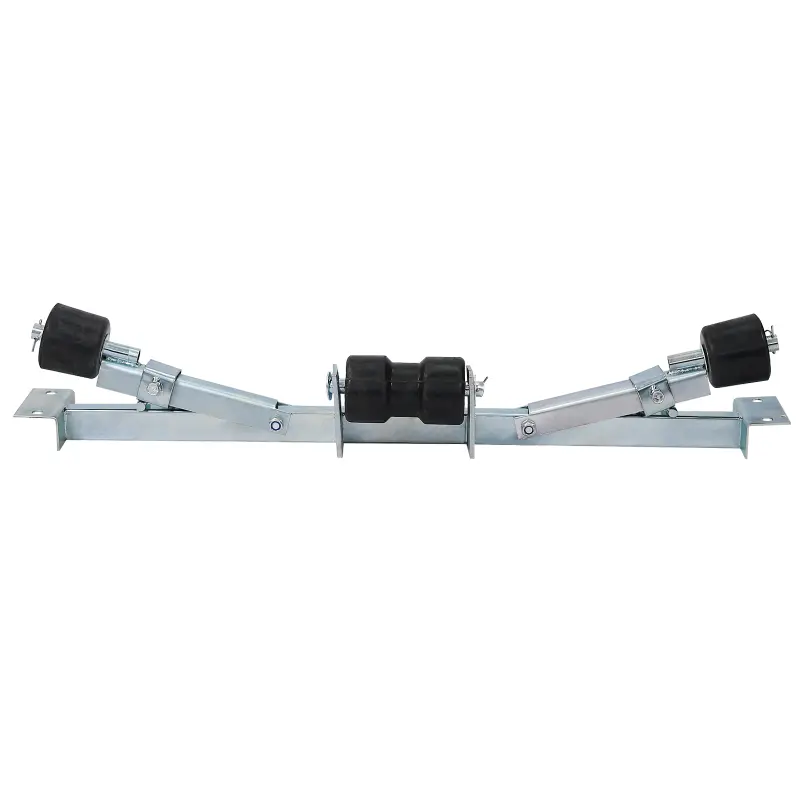 Boat Trailer Rollers Large Load Capacity Boat Trailer Parts Bottom Support Bracket Boat Trailer Accessories Steel Adjustable Support Bracket for Boats Small Motors Sailing Boats