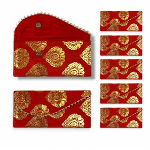Sophisticated Shagun Envelopes for Auspicious Gifts | Gotta Fabric | Diwali, Wedding, Pooja | Festive Blessings & Elegant Presentation