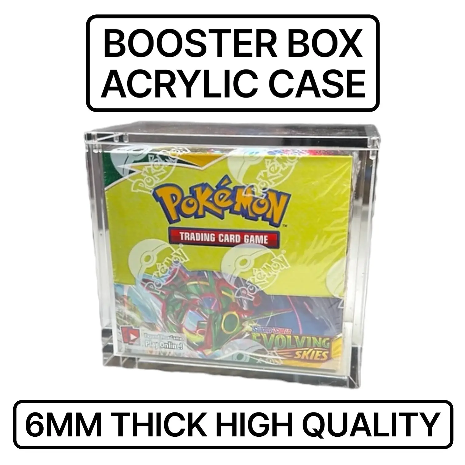 Acrylic Display Case English Pokemon Booster Box