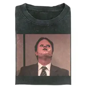 Dwight Meme Shirt, Funny Office TV Scene T-Shirt, Vintage Sitcom Graphic Tee, Halloween Costume Meme Shirt, The Office Shirt, Gift for Men, Gift for Women, Crew Neck T-shirt, Trending T-shirt