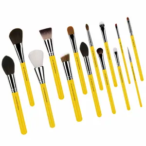 Bdellium Tools Professional Makeup Brush - Studio The Collection 14pc. Brush Set with Roll-up Pouch