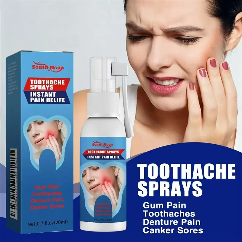 Herbal Alcohol-Free Oral Care Spray - Fast Spray for Sensitive Teeth, Toothache Relief, Swollen & Inflamed Gums Care, Tooth Decay Prevention, Gentle Daily Formula