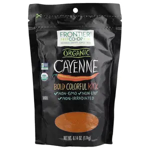 Frontier Co-op Organic Cayenne, 6.14 oz (174 g)