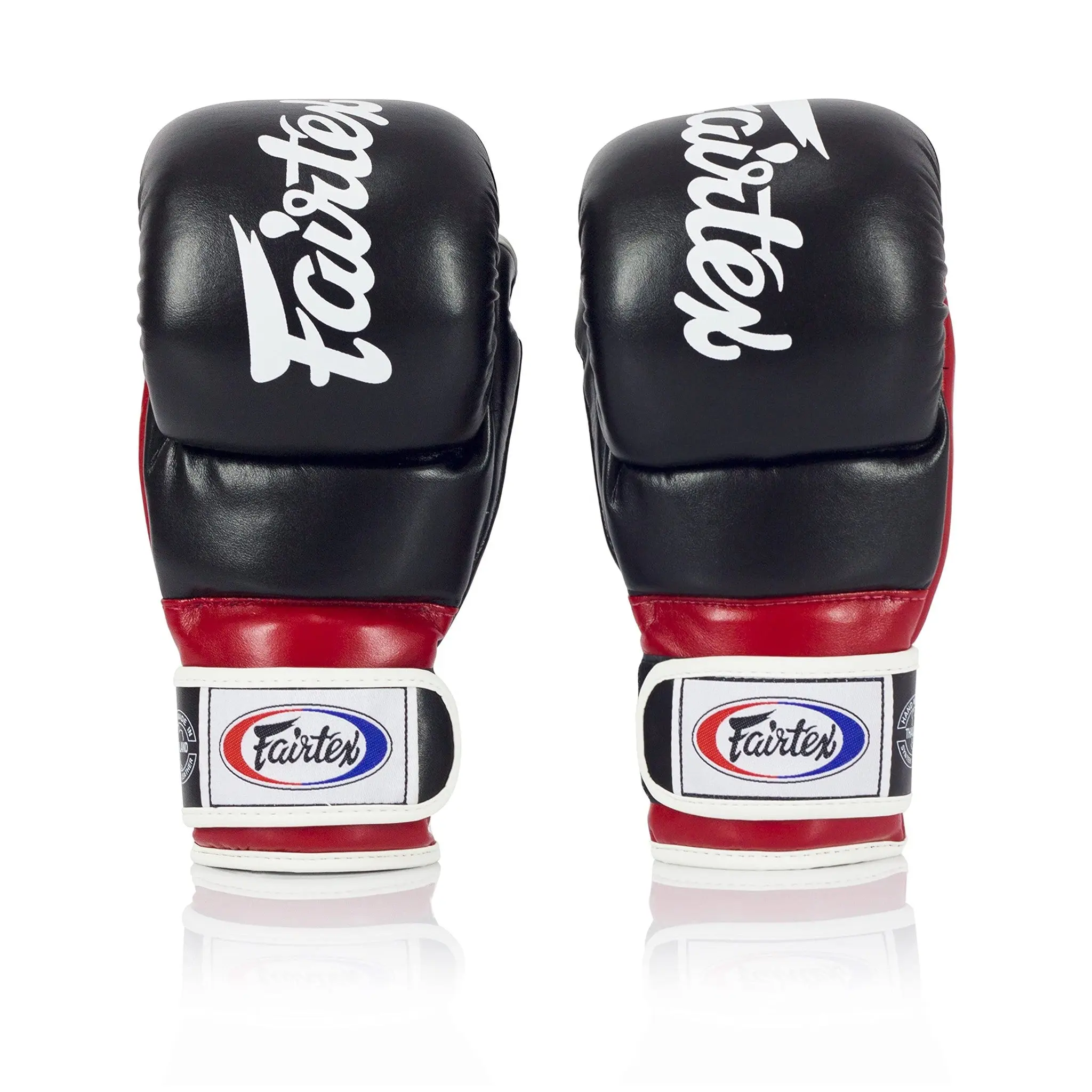 Fairtex FGV18 Super Sparring MMA Gloves, Hybrid Microfiber Grappling Gloves with Extra Padding and Finger Protection, Boxing Equipment for Kickboxing & MMA Training, Built For Boxing, Kickboxing, Mma