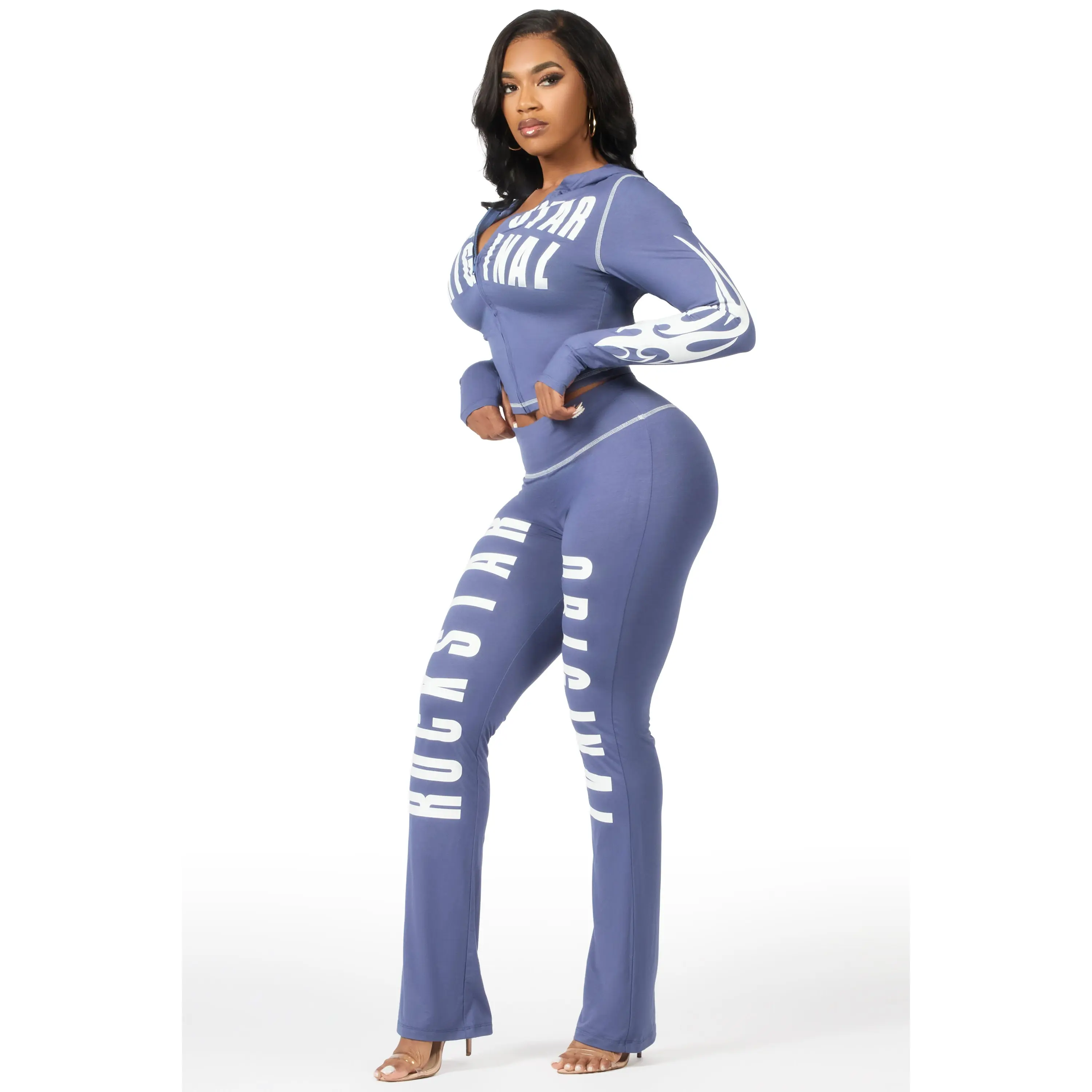 Kamyia Navy Lounge Track Set