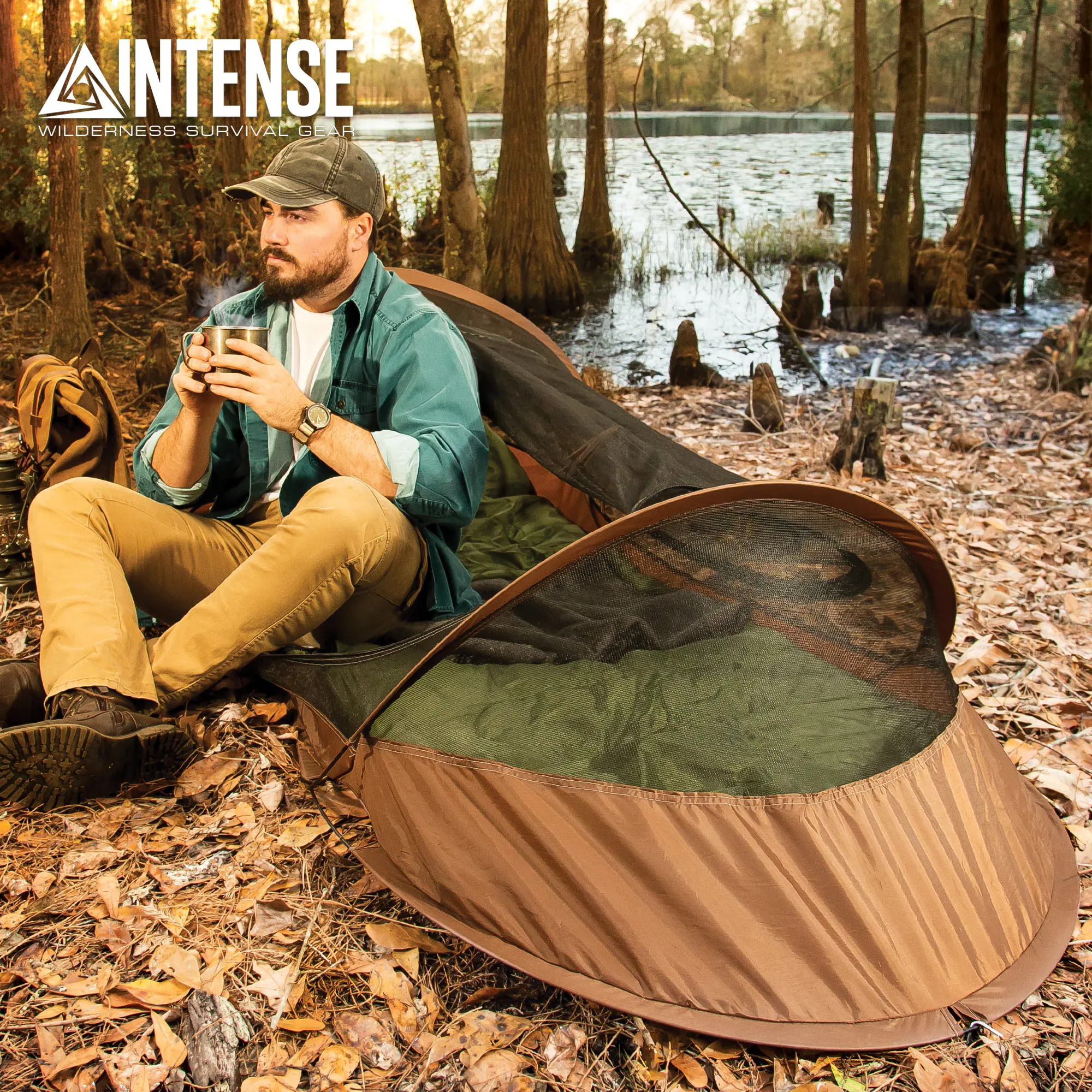 Intense Pop-Up Bivy Tent with Backpack