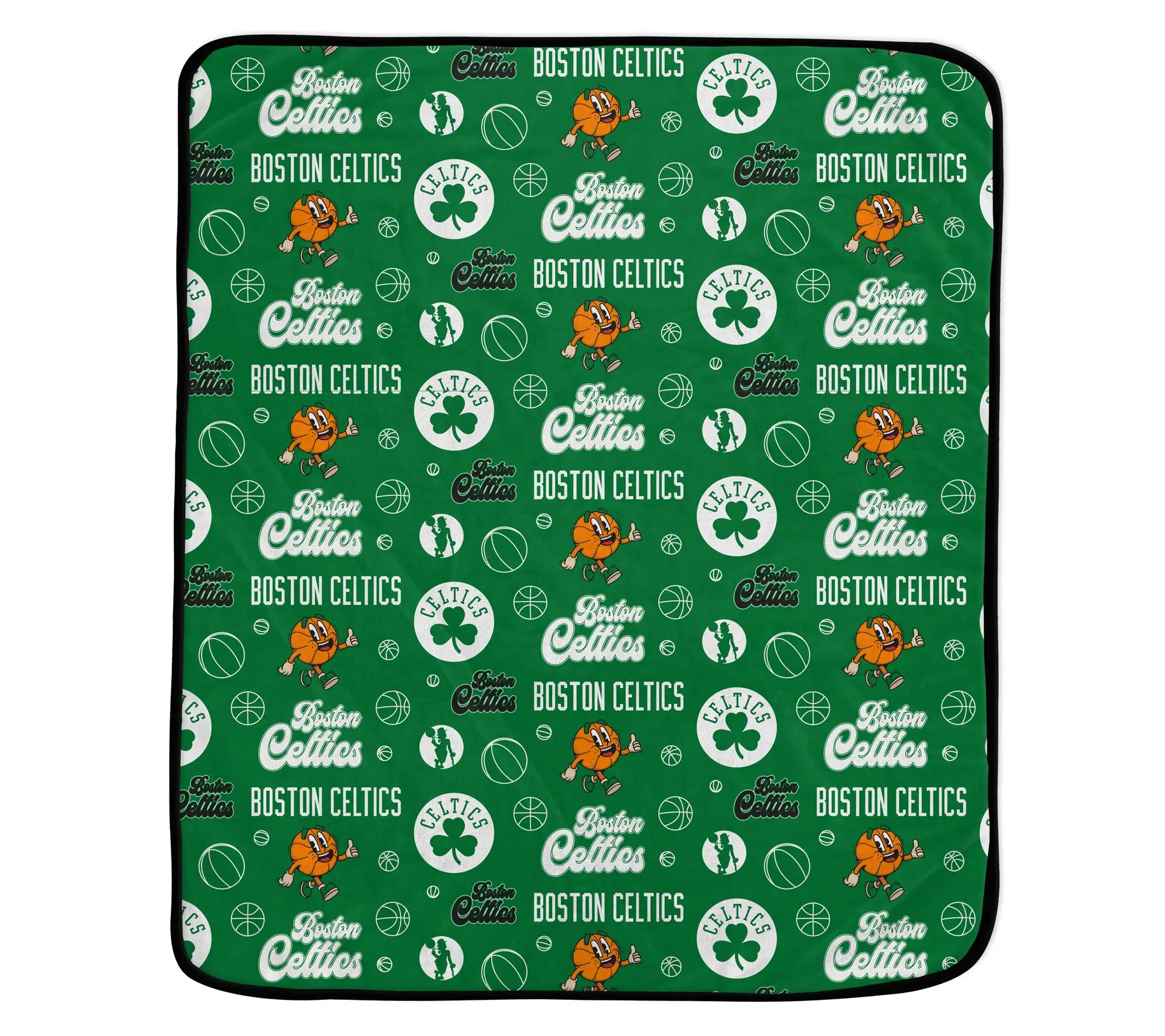 Pegasus Sports NBA Retro Mascot Repeat Cozy Blanket