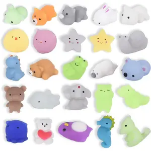 Mochi Fidgets Cute and Soft Bulk Mochi Squishies 25pcs Mini Mochi Squishies for Boys and Girls Multipurpose Squishy Squeeze Toys Mochi for Kids and Adults Colorful Design