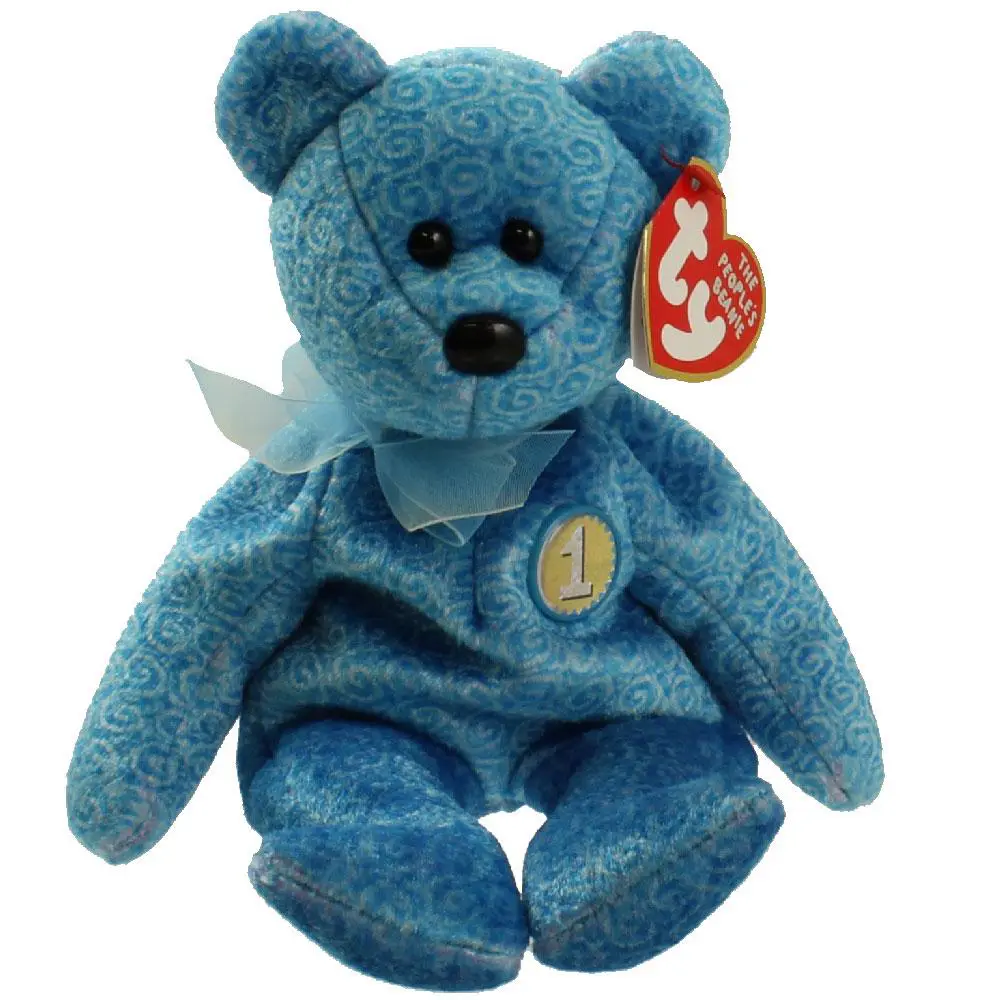 TY Beanie Baby - CLASSY the Bear (People's Beanie) (8.5 inch) (2001) - MWMTs