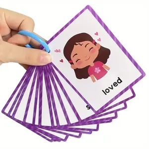 Children Emotion Recognition Flash Cards, Visual Stimulation Cards, Emotional Vocabulary Learning Toys, Educational Toy for Kids, Fun and Interactive Learning Tools