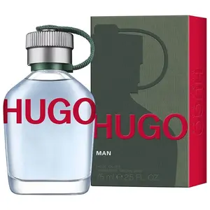 HUGO BOSS Hugo Man Men's Woody-Spicy Eau de Toilette (EDT) - 2.5 oz, Leaves-Infused, Energetic & Invigorating Fragrance, New In Box
