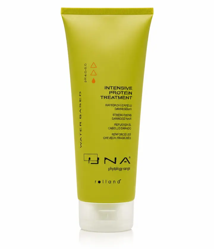 UNA Phytology Range Intensive Protein Hair Treatment Cream - Botanicals-Enriched, Mallow Extracts, pH 4.0 Balanced Haircare for Deep Repair & Detangling, Moisturizer