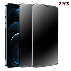 2-Pack Privacy Screen Protector for iPhone 17 Pro Max, 9H Protective Tempered Glass, 30 Degree Anti-Spy, Anti-Scratch and Anti-Fingerprint Coating