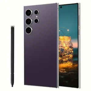 EET S25 Ultra Unlocked 5G Smartphone, 12GB+512GB, 6800mAh Battery, Fast Charging Capability, Android 14 System, 108MP+48MP Camera, Face & Fingerprint Unlock | Dual SIM | Autofocus | Built-in Pen |