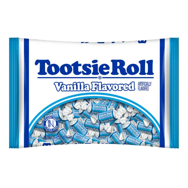 Tootsie Roll Vanilla Midgees 1 Lb Bag - Limited Edition Chewy Vanilla Candy Snack, Gluten-Free Retro Sweet Treats, Party Favors