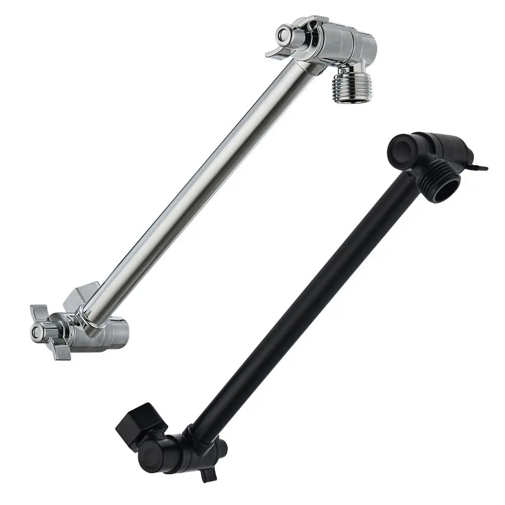 Adjustable Shower Head Extension Arm, Easy Installation Shower Head Extension Arm, Bathroom Fixture Accessories for Home Use, Shower Head Replacement