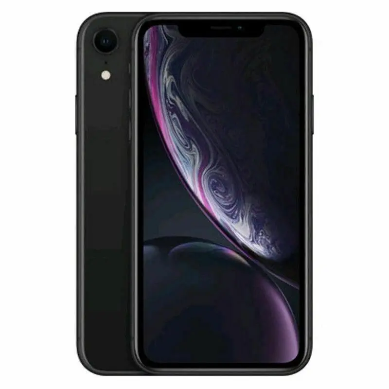 Refurbished iPhone Xr Black 64GB (Unlocked) - Acceptable Condition with 1-Year Warranty by Plug - 87733