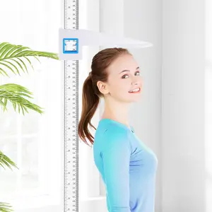 Portable Stadiometer Accurate Height Measurement Height Measuring Rod for  Adults Dual Scale Display 8-82 inch/20-210 cm for  Ofiice