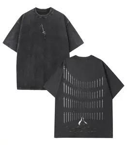 Kuchiki Byakuya Bankai Retro Vintage Limited Unisex Anime Heavyweight T-Shirt Bleach Acid Washed, Oversized Tee, Cotton, Unisex Casual Fabric