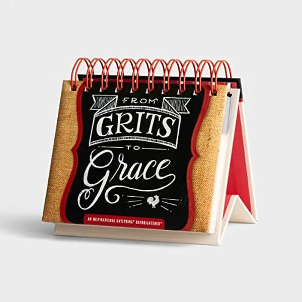 USED-From Grits To Grace: An Inspirational DaySpring DayBrightener - Perpetual Calendar by DaySpring (Spiral-bound)