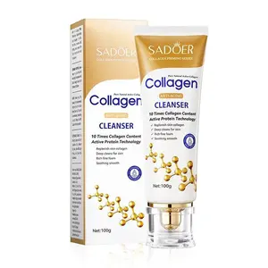 Revitalize Your Skin! SADOER Collagen Foam Cleanser for Firming & Moisturizing