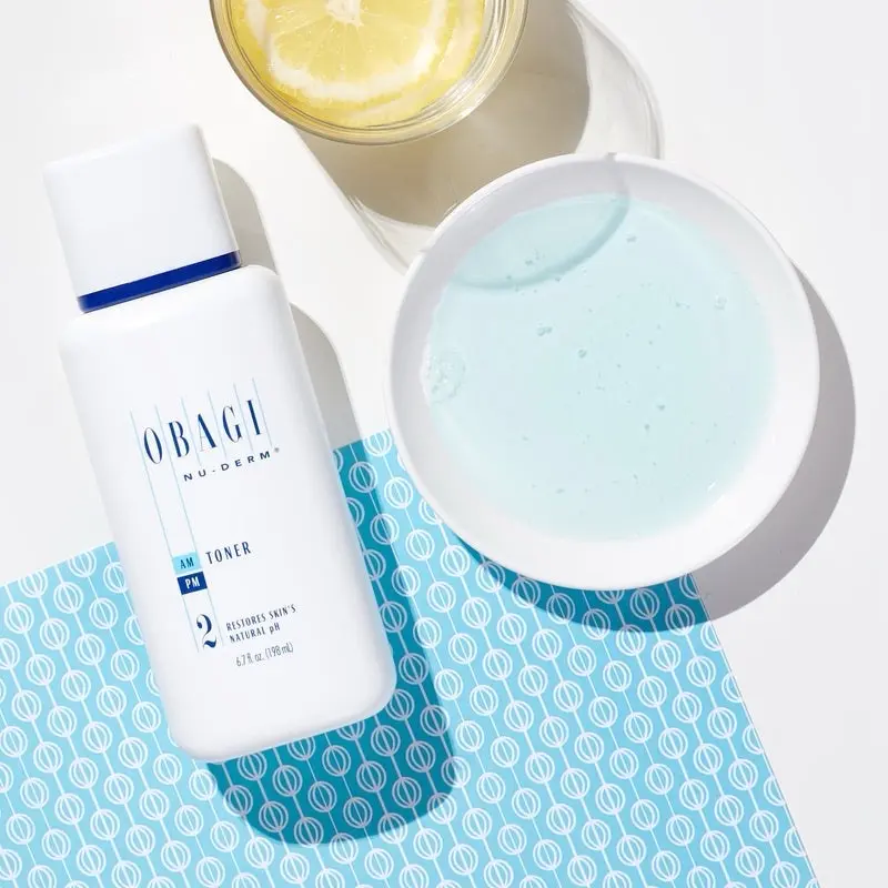 Obagi-Medical Nu-Derm Toner - Gentle Cleansing Daily Toner for Dry Skin Adults, 6.7Oz Bottle, Hydrating Skincare with Witch Hazel, Natural Extracts, Anti-Acne, Skin Balance, 6-Month Supply, Lightweight Formula