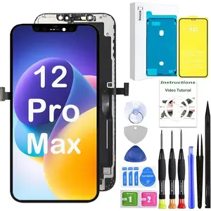 LEAFE for iPhone 12 Pro Max Screen ReplacementFull HD LCD 3D Touch Compatible with iPhone 12 Pro Max Screen Replacement 6.7 inc