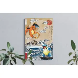 Charizard And Blastoise Captivating Collection Unleash the Magic with Our Pokémon Posters Decor Photo