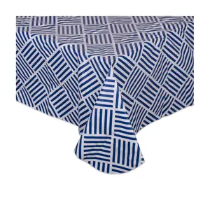 Design Imports Grid Vinyl Tablecloth 52x70 Design Imports Grid Vinyl Tablecloth 52x70