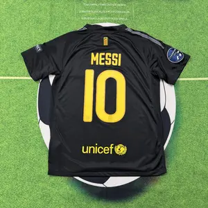 1112 away Messi 10 football short sleeve jersey Champions League