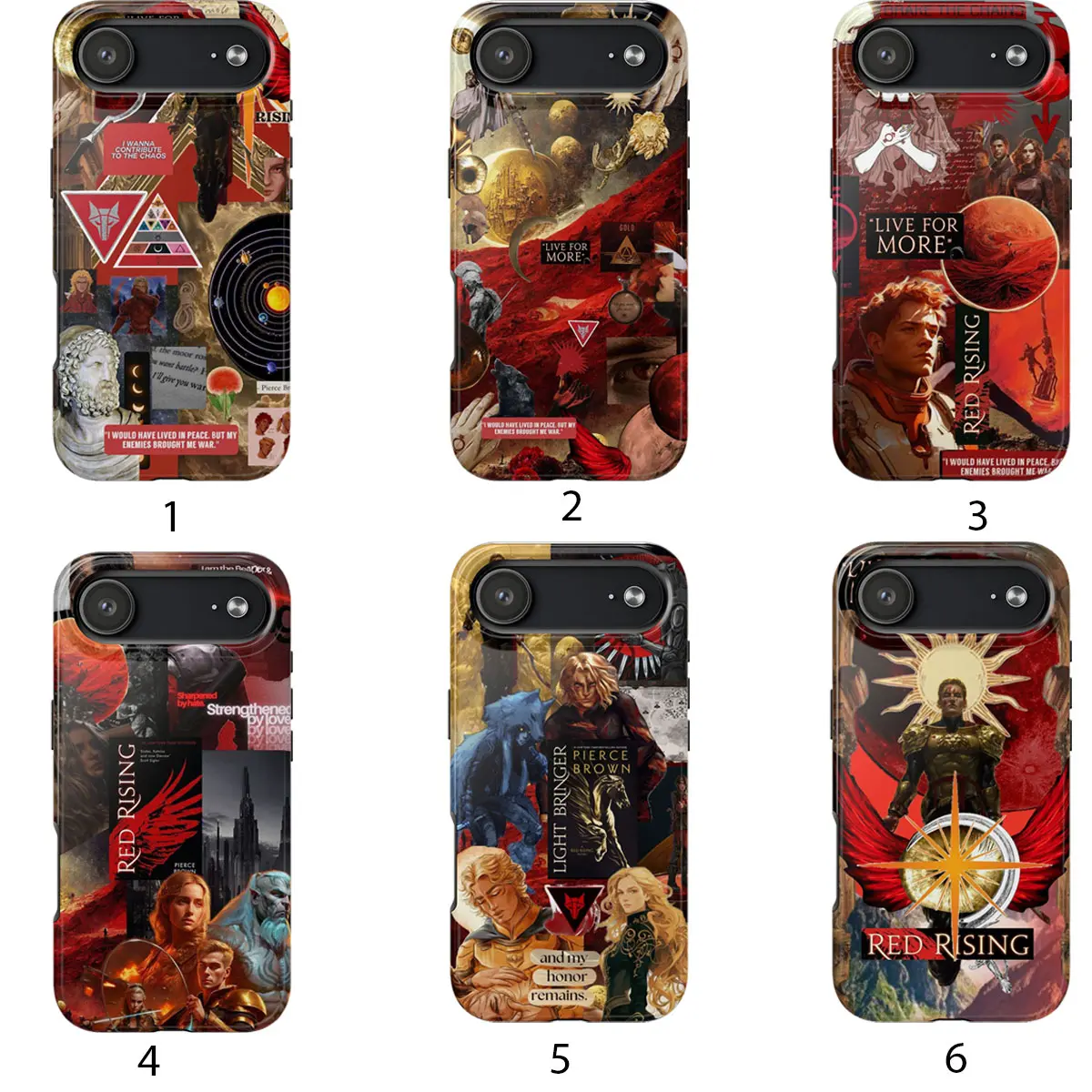 Red Rising Phone Case for iPhone For Samsung , Phone Accessories, Cute ...
