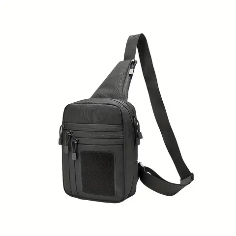 Raglan Sleeve Chest Bag with Suspenders, Outdoor Accessories Casual Waist Bag Waist Belt Bag tactical sling Adjustable Waistband Bag