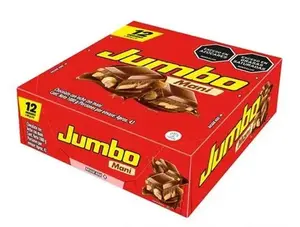 CAJA DE CHOCOLATINA JUMBO X12 UNDS