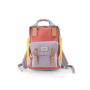 14.9 VINTAGE WATERPROOF BACKPACK-HY188L-PINK/LAVENDER-76
