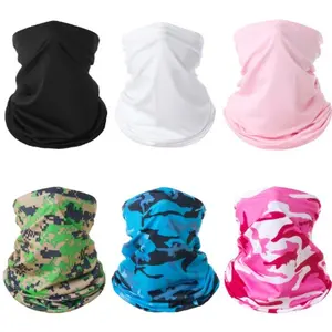 Face Mask Balaclava Cycling Motorcycle UV Protection Sun Guard Breathable Windproof Multifunctional Headwear Neck Gaiter for Men Women Outdoor Sports Running Hiking