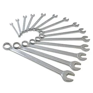212 MAIN 14-Pc Polished Wrench Socket Set - Sunex Tools 9915 Hand Tool for Hardware Repairs, Socket Sets for Basic Maintenance Tasks