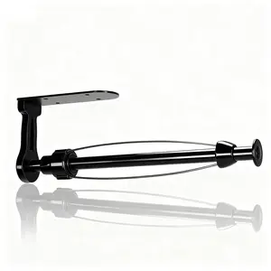 Paper Towel Holder Under Cabinet, Single Hand Operable Wall Mount with Damping Effect, Self-Adhesive or Drilled for Kitchen Bathroom