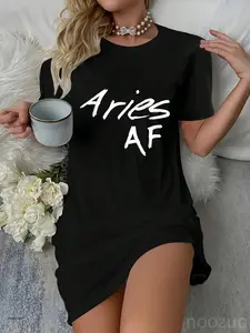Aries Af Dress Born In March April Funny Zodiac Sign Gift