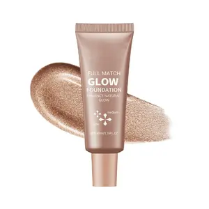 Full Match Glow Foundation, Enhance Foundation Natural Glow, Professional Coverage for a Flawless Look
