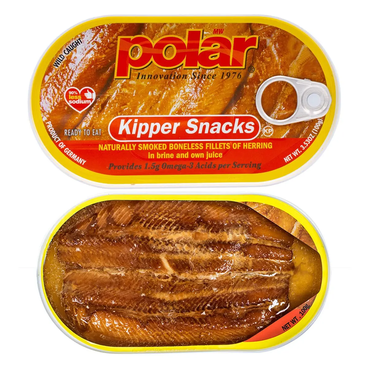 Kipper Snacks, Ready to Eat - 3.53 oz - Multiple Pack Sizes