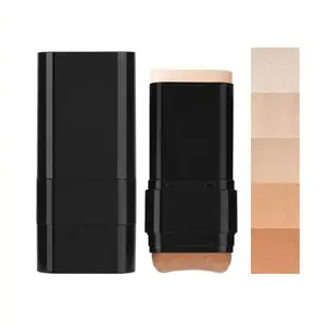 Final Sale! 5-Color Dual-End Concealer Tinted Foundation Stick with Massage Head, No-Mess Acne Coverage Cosmetic, Flawless Smooth Finish for All Skin Types, Limited Stock