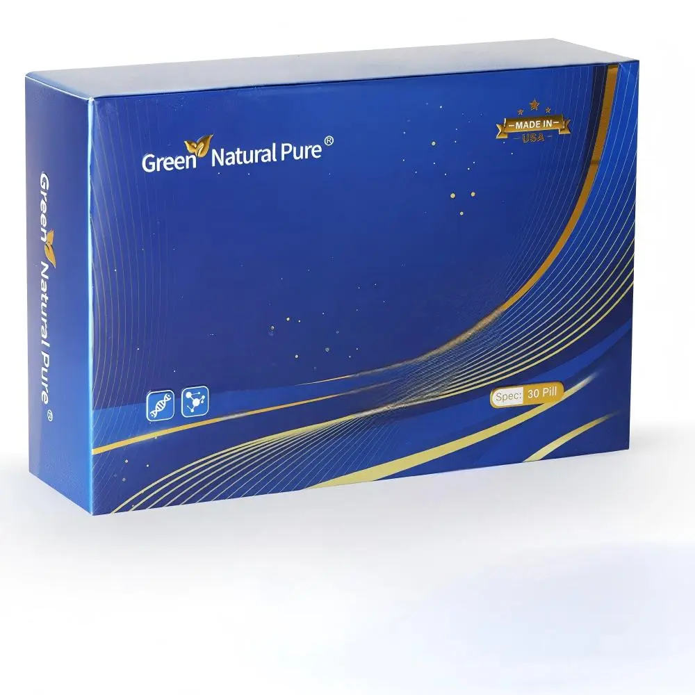 Green Natural Pure Plant-Based Herbal Complex – 1000mg, 8 Essential Extracts, 30-Day Supply, Mild & Effective