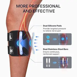 Sciatica Pain Relief Device, Upgraded Sciatic Nerve Pain Relief Support, Dual Pressure Pads, Targeted Pressing, Unisex, Daily Activities, Work, Sports, Knee Brace