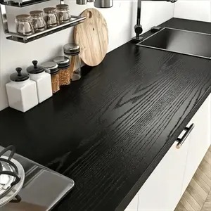 Thick Wood Grain Contact Paper Self Adhesive Peel and Stick Wallpaper Waterproof Oilproof Heat Resistant Removable Furniture Renovation Decorative Vinyl Film for Cabinet Desk Countertop Home Decor
