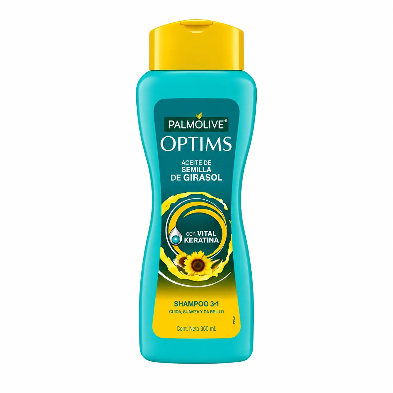 Palmolive Optims Sunflower Shampoo 1000 ml Gentle Everyday Formula with Sunflower Extract for Soft Smooth Hair
