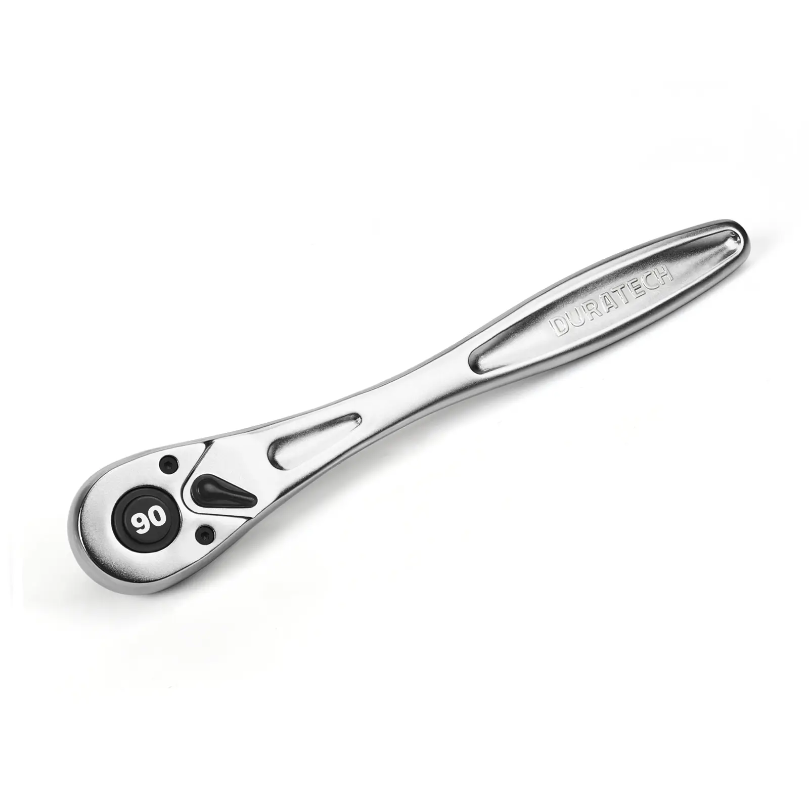 #fathersdaygift DURATECH 1/4 Ratchet Handle, 90-Tooth Socket Wrench, Reversible Ratchet Wrench, Quick-release