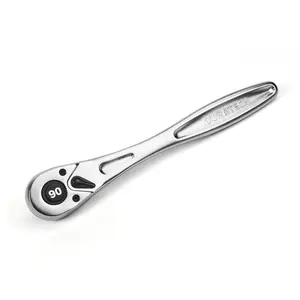 #Summervibes DURATECH 1/4 Ratchet Handle, 90-Tooth Socket Wrench, Reversible Ratchet Wrench, Quick-release